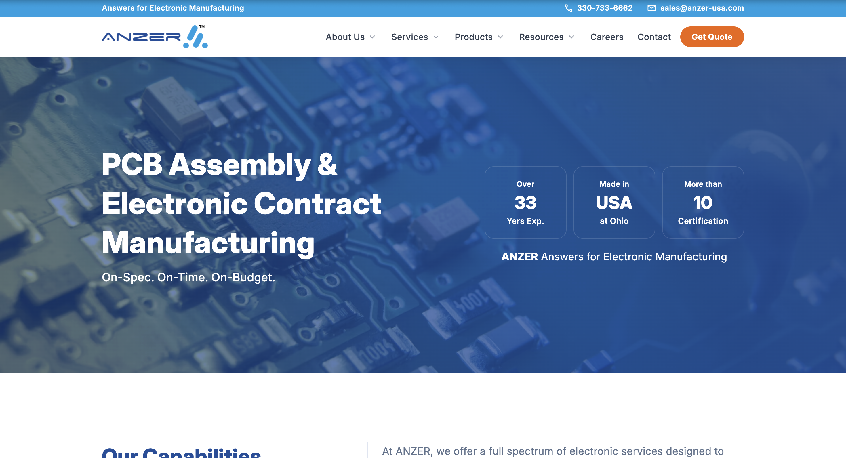 Screenshot of Anzer - Web Apps